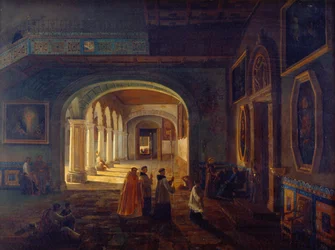 Die Antesakristei des Franziskanerklosters